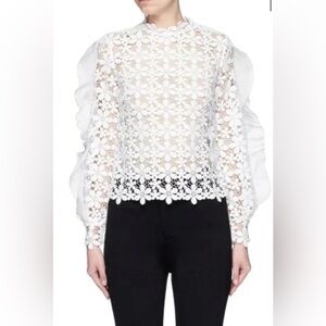 Self-Portrait Blouse White